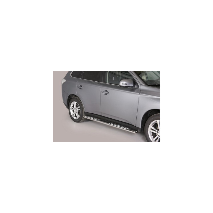 Side Steps, Misutonida 4x4 Neoprene Step, Color Silver, Mitsubishi Outlander - EDK.ro