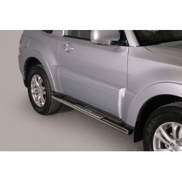 Side Steps, Misutonida 4x4 Neoprene Step, Color Black, Mitsubishi Pajero 2015 - Present - EDK.ro