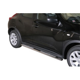 Praguri Laterale, Misutonida 4x4 Neoprene Step, Culoare Argintiu, Nissan Juke 2010 - 2019 - EDK.ro