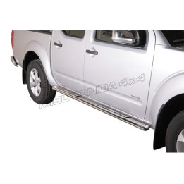 Side Steps, Misutonida 4x4 Neoprene Step, Color Silver, Nissan Navara 2005 - 2010 - EDK.ro
