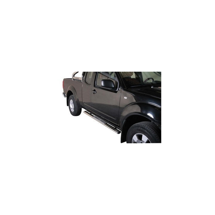 Praguri Laterale, Misutonida 4x4 Neoprene Step, Culoare Argintiu, Nissan Navara 2005 - 2010 - EDK.ro