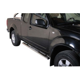 Side Steps, Misutonida 4x4 Neoprene Step, Color Black, Nissan Navara 2005 - 2010 - EDK.ro