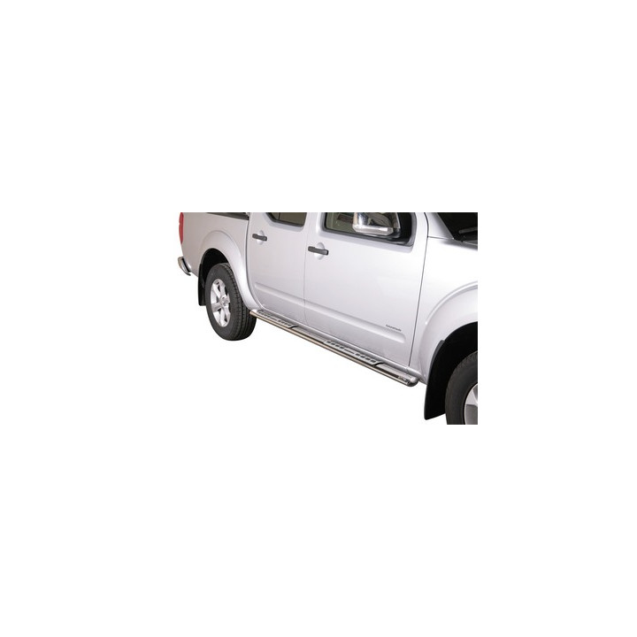 Side Steps, Misutonida 4x4 Neoprene Step, Color Black, Nissan Navara 2010 - 2015 - EDK.ro