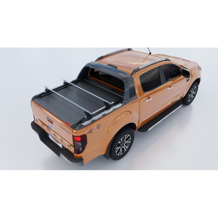 Manual Roll Top Tonneau Bed Cover, Tessera 4x4 Roll+, Ford Ranger Wildtrak Double Cab 2012 - 2022 - EDK.ro