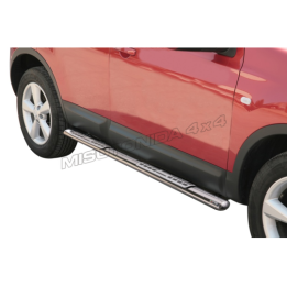 Side Steps, Misutonida 4x4 Neoprene Step, Color Silver, Nissan Qashqai 2007 - 2010 - EDK.ro