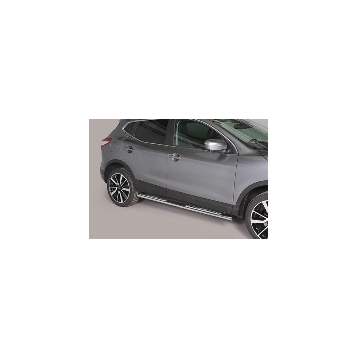 Praguri Laterale, Misutonida 4x4 Neoprene Step, Culoare Argintiu, Nissan Qashqai - EDK.ro