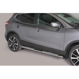 Side Steps, Misutonida 4x4 Neoprene Step, Color Black, Nissan Qashqai - EDK.ro