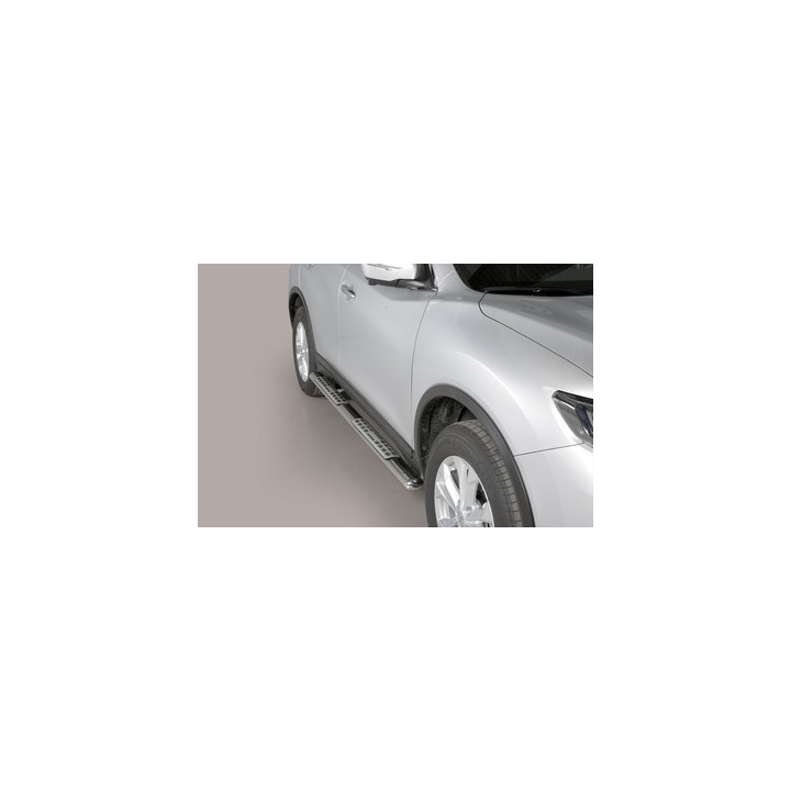 Side Steps, Misutonida 4x4 Neoprene Step, Color Silver, Nissan X-Trail 2015 - 2017 - EDK.ro