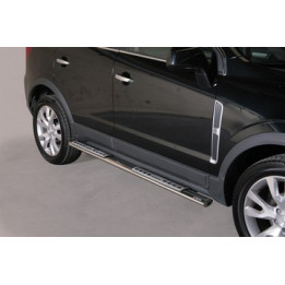 Praguri Laterale, Misutonida 4x4 Neoprene Step, Culoare Argintiu, Opel Antara - EDK.ro
