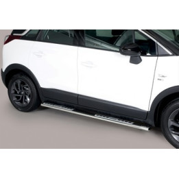 Praguri Laterale, Misutonida 4x4 Neoprene Step, Culoare Argintiu, Opel Crossland X - EDK.ro
