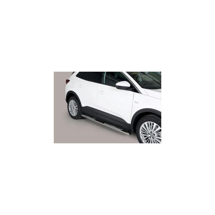Praguri Laterale, Misutonida 4x4 Neoprene Step, Culoare Argintiu, Opel Grandland X - EDK.ro