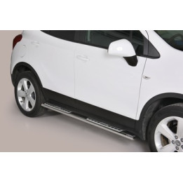 Side Steps, Misutonida 4x4 Neoprene Step, Color Silver, Opel Mokka - EDK.ro