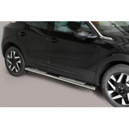 Side Steps, Misutonida 4x4 Neoprene Step, Color Silver, Opel Mokka - EDK.ro