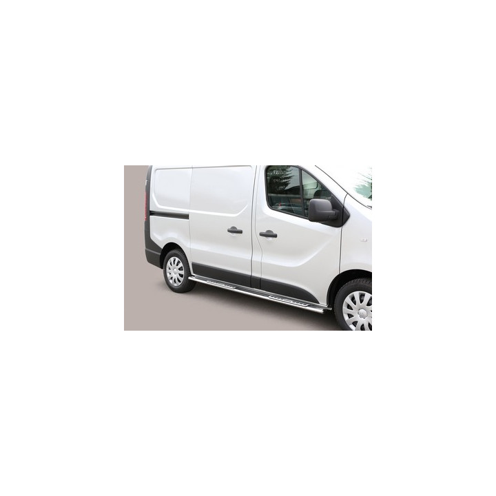 Side Steps, Misutonida 4x4 Neoprene Step, Color Silver, Opel Vivaro 2014 - 2018 - EDK.ro
