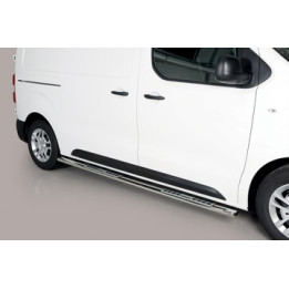 Side Steps, Misutonida 4x4 Neoprene Step, Color Silver, Opel Vivaro 2019 - Present - EDK.ro