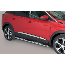 Praguri Laterale, Misutonida 4x4 Neoprene Step, Culoare Argintiu, Peugeot 3008 - EDK.ro