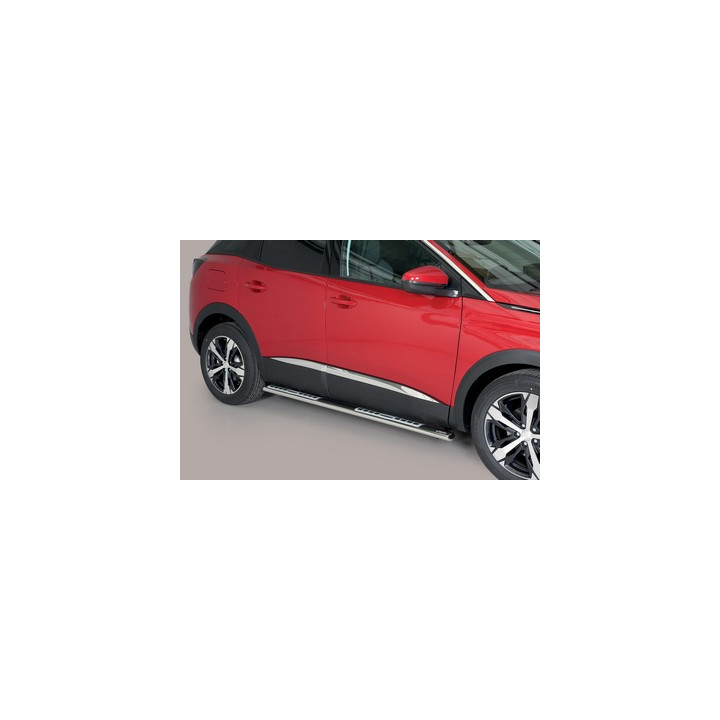 Side Steps, Misutonida 4x4 Neoprene Step, Color Black, Peugeot 3008 - EDK.ro