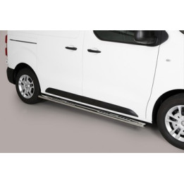 Side Steps, Misutonida 4x4 Neoprene Step, Color Silver, Peugeot Expert 2016 - Present - EDK.ro