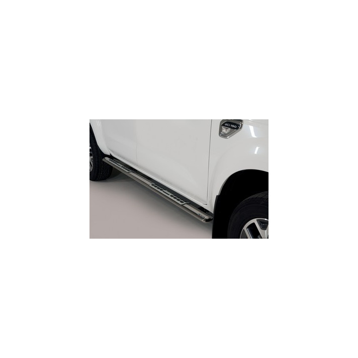 Praguri Laterale, Misutonida 4x4 Neoprene Step, Culoare Argintiu, Renault Alaskan - EDK.ro