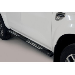 Side Steps, Misutonida 4x4 Neoprene Step, Color Black, Renault Alaskan - EDK.ro