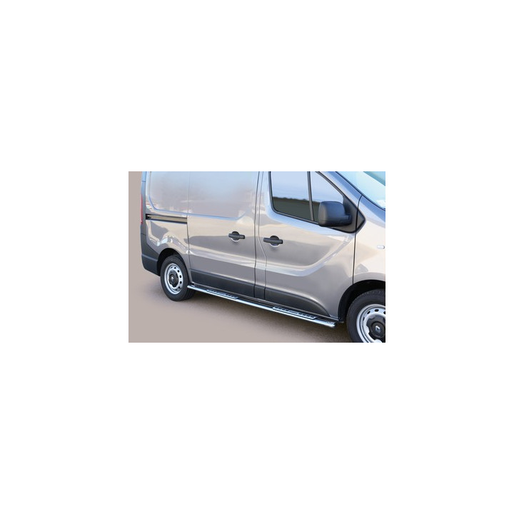 Praguri Laterale, Misutonida 4x4 Neoprene Step, Culoare Argintiu, Renault Trafic 2014 - Prezent - EDK.ro