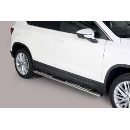 Praguri Laterale, Misutonida 4x4 Neoprene Step, Culoare Argintiu, Seat Ateca 2018 - Prezent - EDK.ro