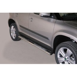 Side Steps, Misutonida 4x4 Neoprene Step, Color Silver, Škoda Yeti - EDK.ro