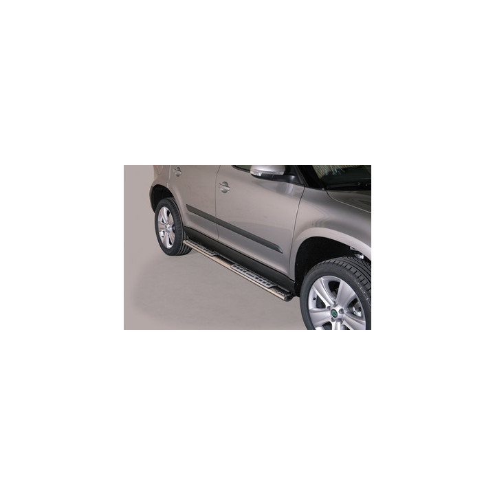 Side Steps, Misutonida 4x4 Neoprene Step, Color Silver, Škoda Yeti - EDK.ro