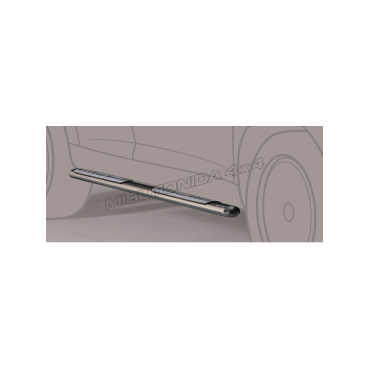 Praguri Laterale, Misutonida 4x4 Neoprene Step, Culoare Argintiu, SsangYong Actyon - EDK.ro