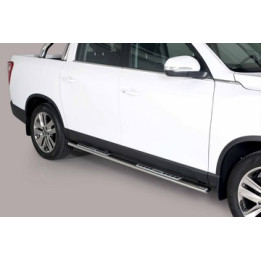 Praguri Laterale, Misutonida 4x4 Neoprene Step, Culoare Negru, SsangYong Musso - EDK.ro