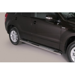 Praguri Laterale, Misutonida 4x4 Neoprene Step, Culoare Argintiu, Suzuki Grand Vitara 2009 - 2012 - EDK.ro