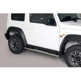 Side Steps, Misutonida 4x4 Neoprene Step, Color Silver, Suzuki Jimny 2018 - Present - EDK.ro