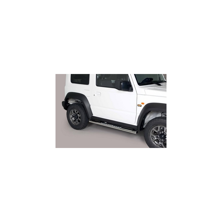 Side Steps, Misutonida 4x4 Neoprene Step, Color Silver, Suzuki Jimny - EDK.ro