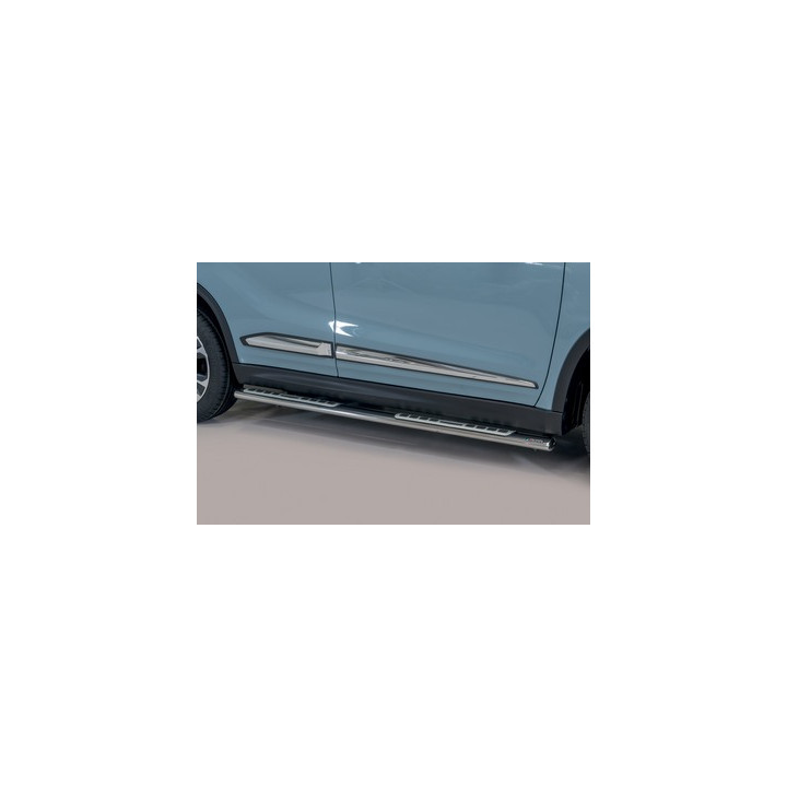 Side Steps, Misutonida 4x4 Neoprene Step, Color Silver, Suzuki Vitara - EDK.ro