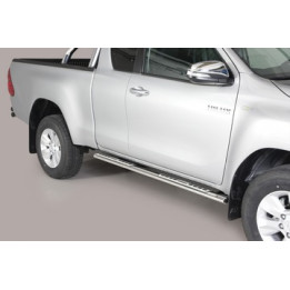 Praguri Laterale, Misutonida 4x4 Neoprene Step, Culoare Argintiu, Toyota Hilux 2016 - Prezent - EDK.ro