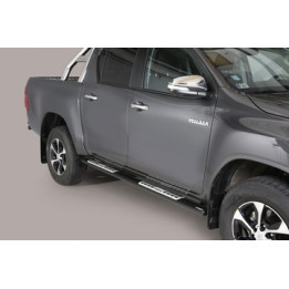 Side Steps, Misutonida 4x4 Neoprene Step, Color Black, Toyota Hilux 2021 - Present - EDK.ro