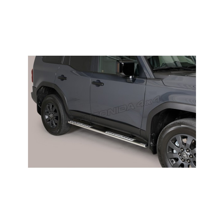 Side Steps, Misutonida 4x4 Neoprene Step, Color Silver, Toyota Land Cruiser 250 - EDK.ro