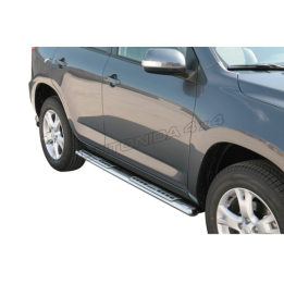 Praguri Laterale, Misutonida 4x4 Neoprene Step, Culoare Argintiu, Toyota RAV4 2009 - 2010 - EDK.ro
