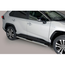 Praguri Laterale, Misutonida 4x4 Neoprene Step, Culoare Argintiu, Toyota RAV4 - EDK.ro