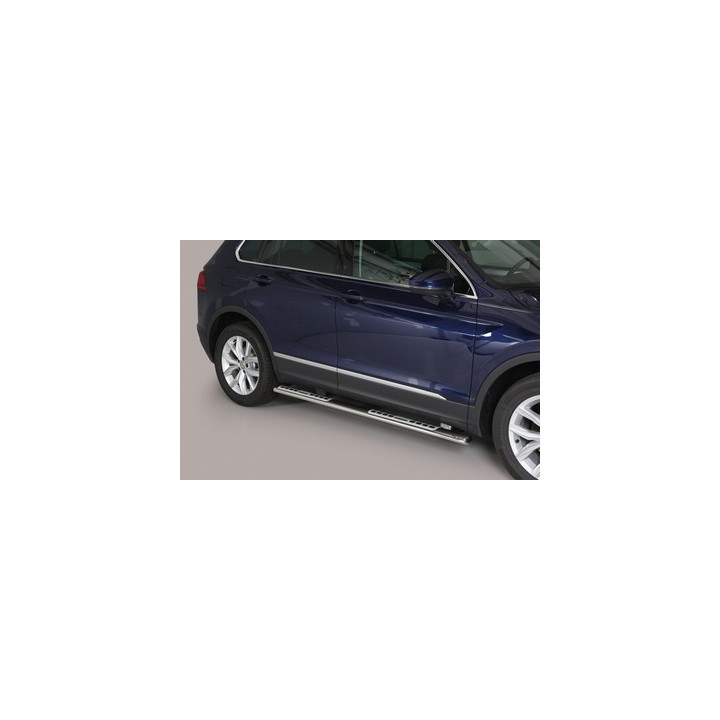 Side Steps, Misutonida 4x4 Neoprene Step, Color Black, Volkswagen Tiguan 2016 - 2019 - EDK.ro