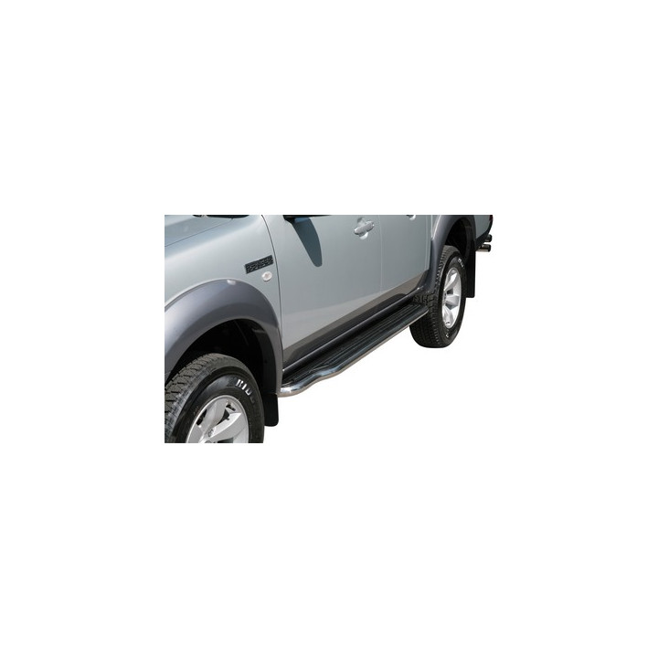 Side Steps, Misutonida 4x4 Extralong, Color Silver, Ford Ranger 2007 - 2009 - EDK.ro