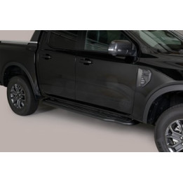 Side Steps, Misutonida 4x4 Extralong, Color Black, Ford Ranger 2019 - 2022 - EDK.ro