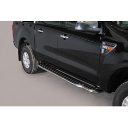 Praguri Laterale, Misutonida 4x4 Extralong, Culoare Argintiu, Ford Ranger 2023 - Prezent - EDK.ro