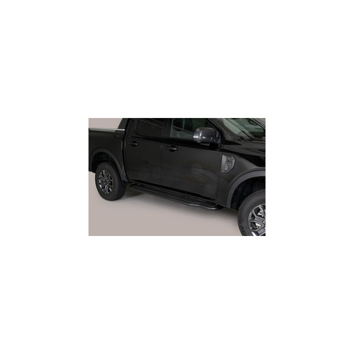 Side Steps, Misutonida 4x4 Extralong, Color Black, Ford Ranger 2023 - Present - EDK.ro