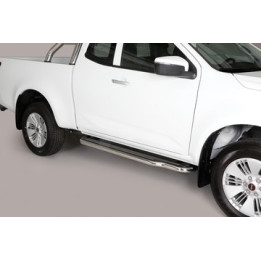 Praguri Laterale, Misutonida 4x4 Extralong, Culoare Negru, Isuzu D-Max 2020 - 2023 - EDK.ro