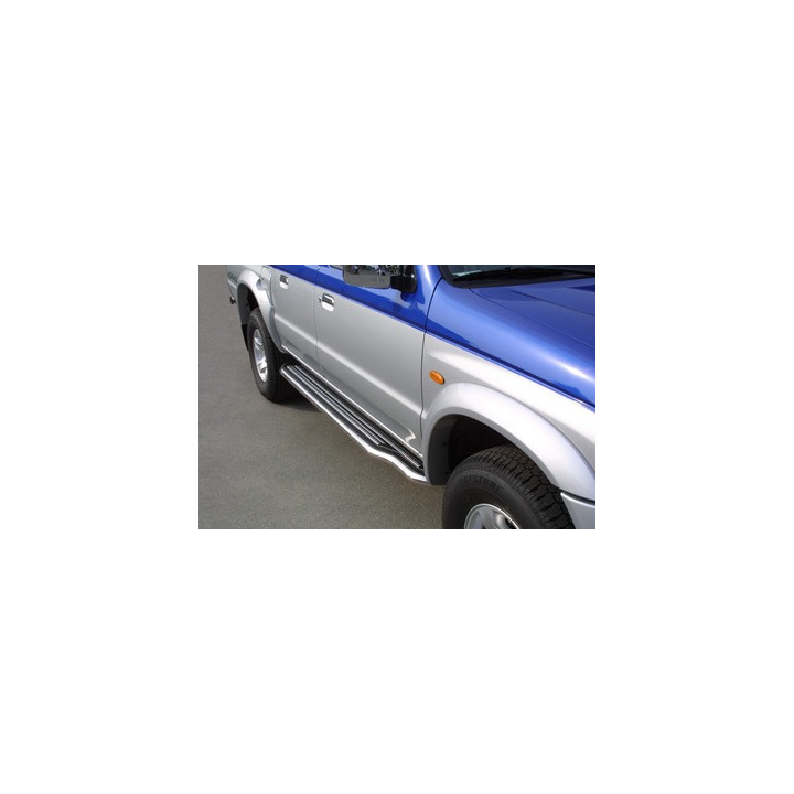 Side Steps, Misutonida 4x4 Extralong, Color Black, Mazda B2500 2003 - 2006 - EDK.ro