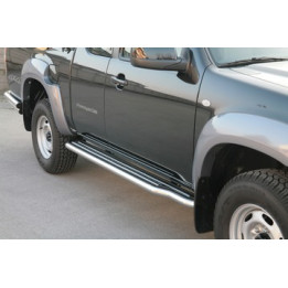 Side Steps, Misutonida 4x4 Extralong, Color Silver, Mazda BT-50 - EDK.ro
