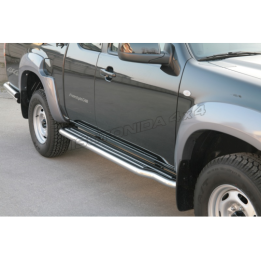 Side Steps, Misutonida 4x4 Extralong, Color Silver, Mazda BT-50 - EDK.ro