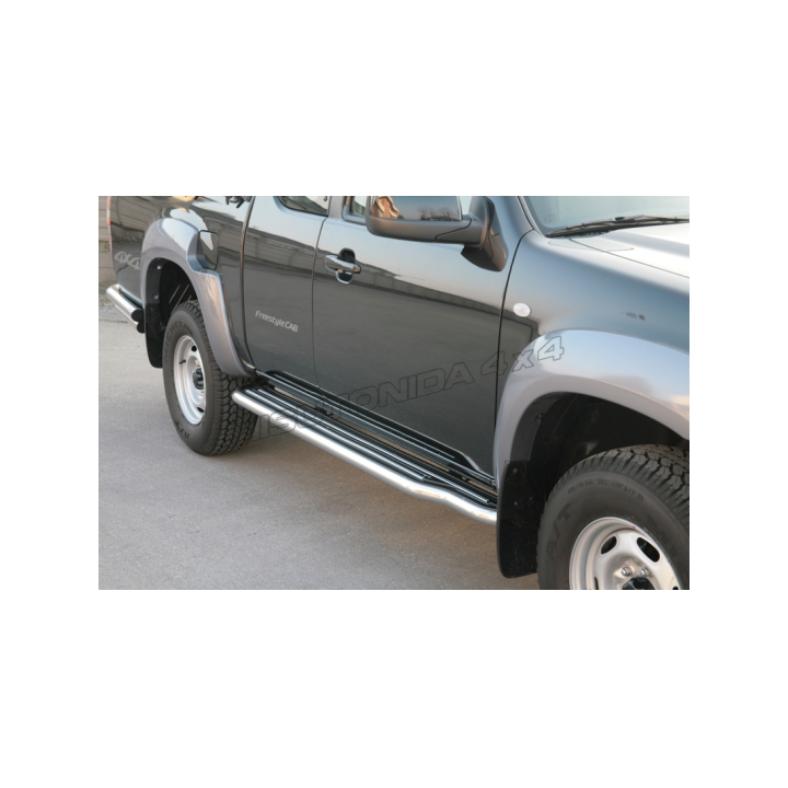 Praguri Laterale, Misutonida 4x4 Extralong, Culoare Argintiu, Mazda BT-50 - EDK.ro
