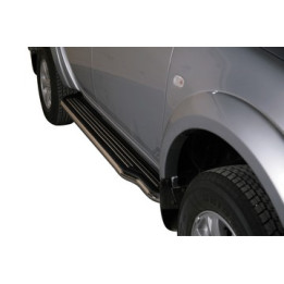 Side Steps, Misutonida 4x4 Extralong, Color Silver, Mitsubishi L200 2010 - 2015 - EDK.ro